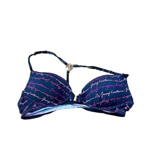 Y2K Juicy Couture 36B Y Back Bra Front Closure